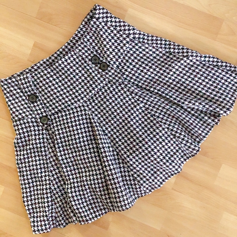 Designer Mini Skirt Houndstooth Pattern 💅🏻💎🎀